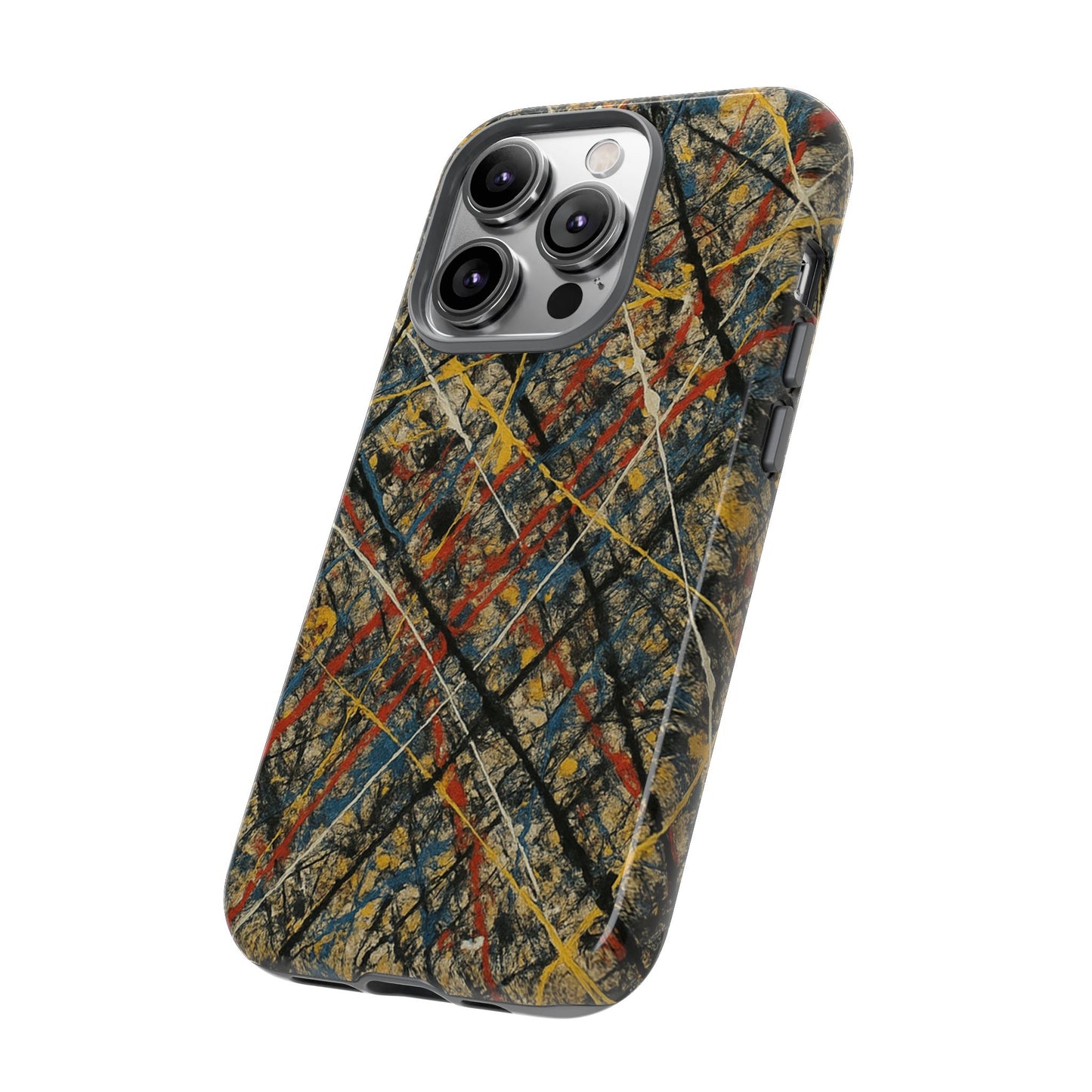 Tough Cases Phone Case - Bold Abstract Design, Stylish Mobile Cover, Unique Gift for Him/Her, Durable Accessory, Trendy Protection