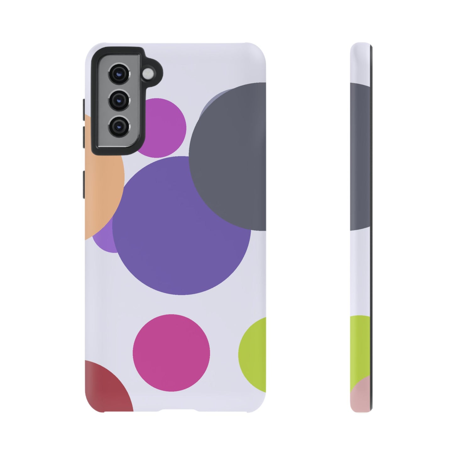 Colorful Geometric Phone Case, Bold Protective Cover for iPhone, Unique Gift for Trendy Teens, Fun Customizable Cases, Modern Design