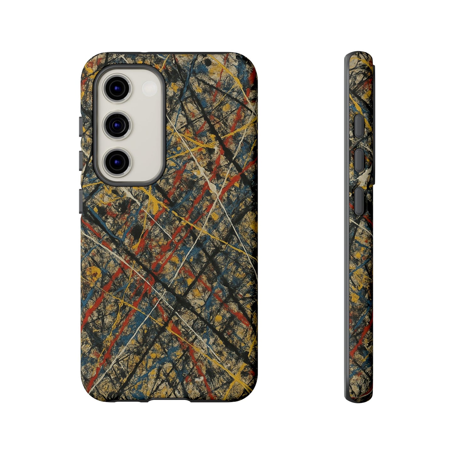 Tough Cases Phone Case - Bold Abstract Design, Stylish Mobile Cover, Unique Gift for Him/Her, Durable Accessory, Trendy Protection