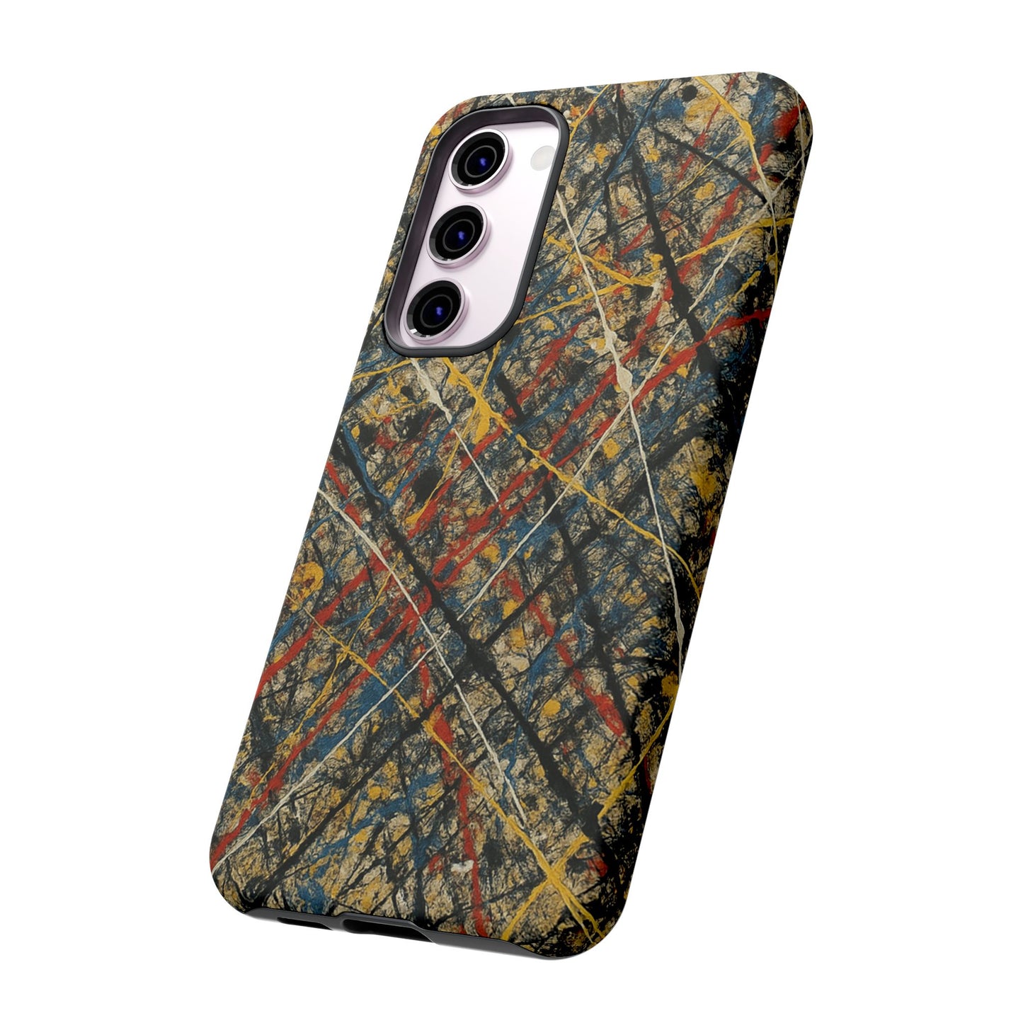 Tough Cases Phone Case - Bold Abstract Design, Stylish Mobile Cover, Unique Gift for Him/Her, Durable Accessory, Trendy Protection