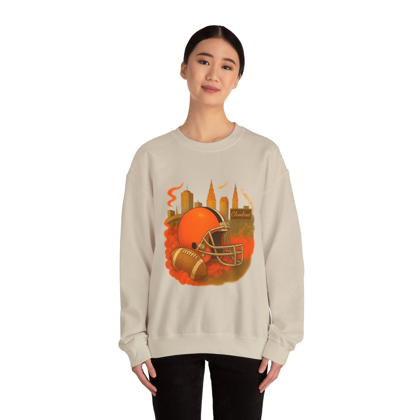 Cleveland Football Crewneck Sweatshirt