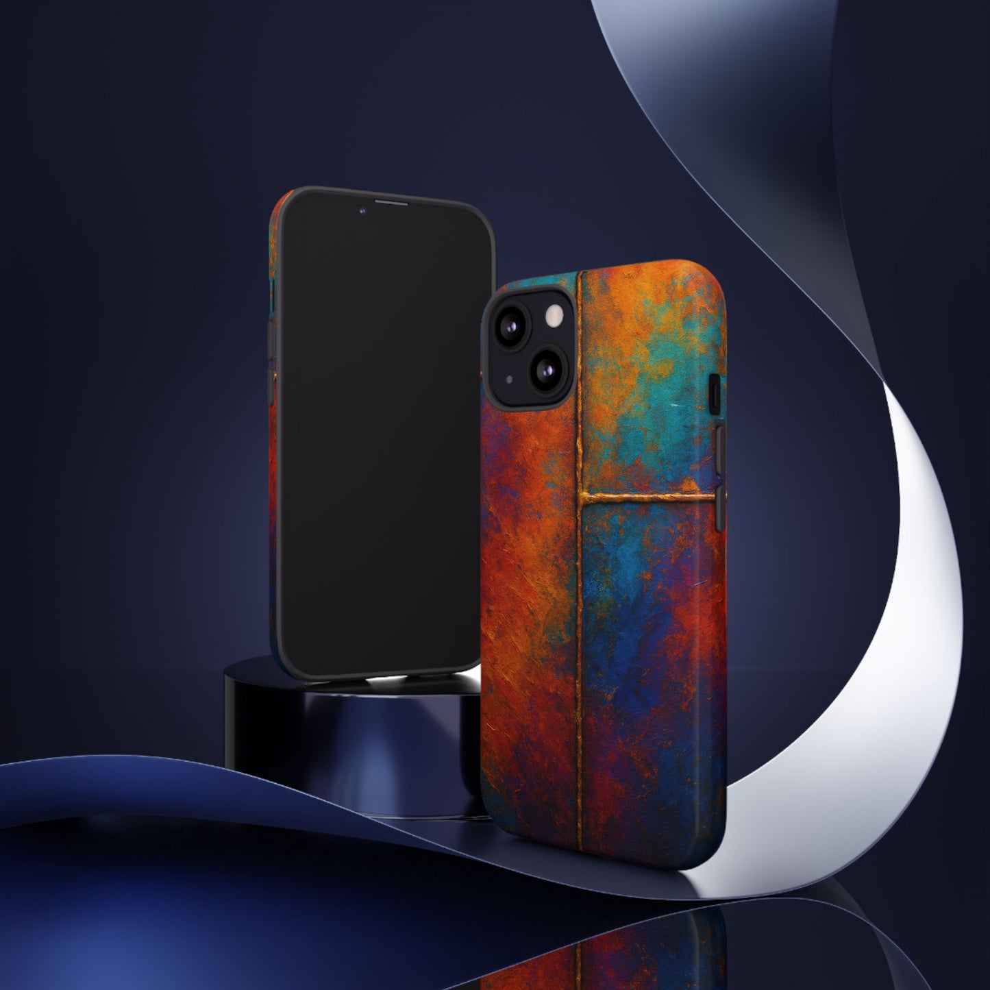 Colorful Artistic Phone Case, Tough Cases, Vibrant Phone Cover, Protective Case, Unique Gift for Art Lovers, Birthday Gift