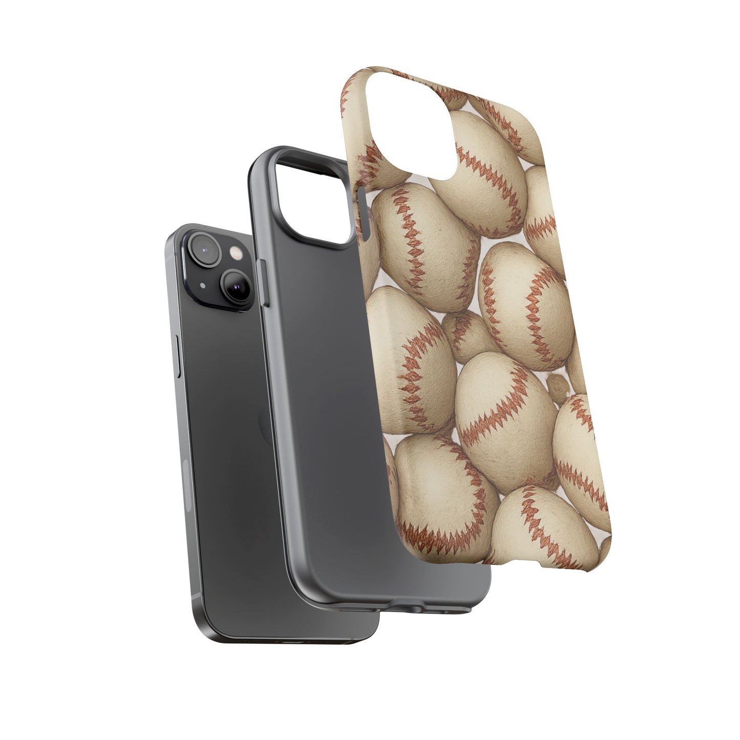 Baseball Phone Case, Tough Cases for Sports Fans, Custom iPhone Cover, Unique Gift for Baseball Lovers, Durable Protection