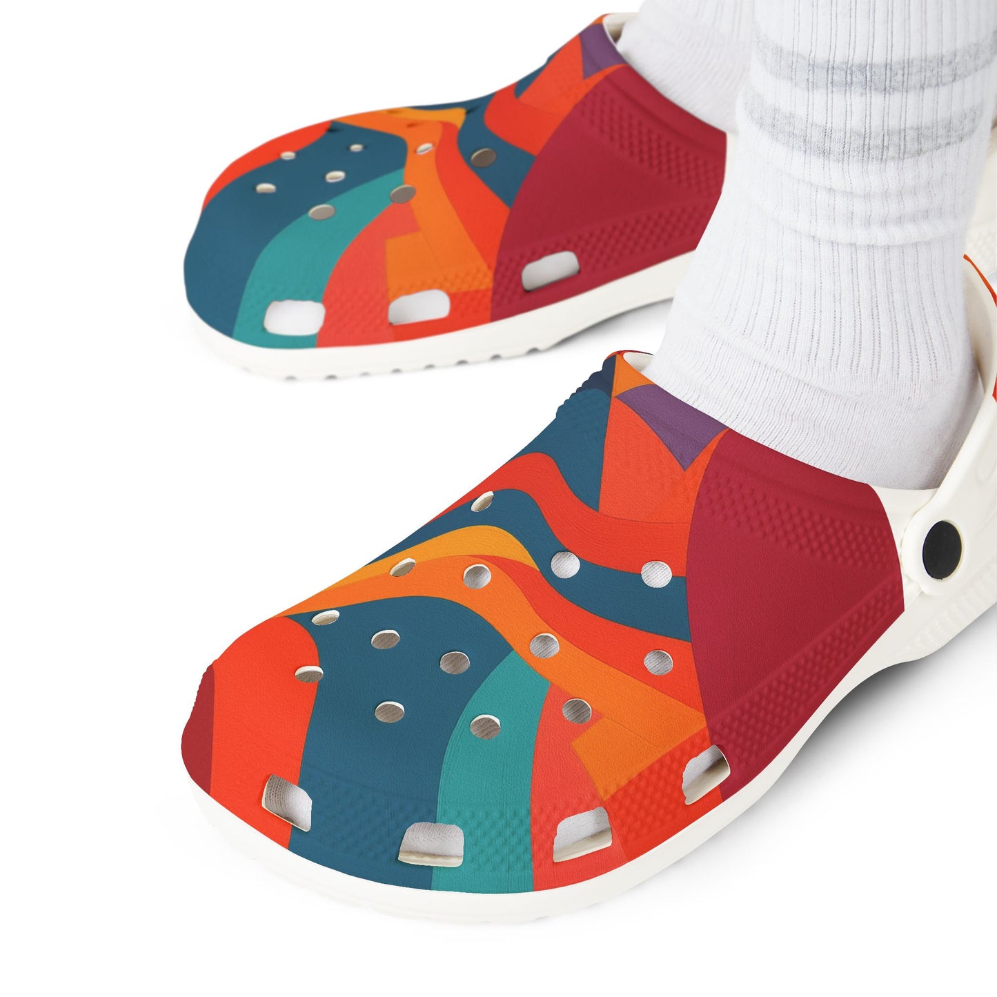 Colorful EVA Foam Clogs - Fun & Stylish Slip-On Shoes for Everyday Comfort, Summer Footwear, Outdoor Adventures, Casual Wear