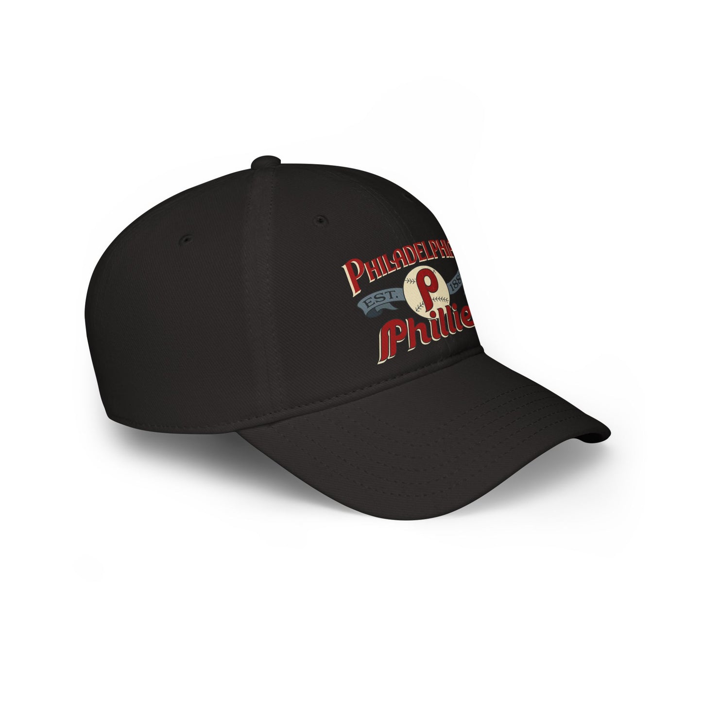 Philadelphia Phillies Low Profile Baseball Cap, Sporty Hat, Gift for Baseball Fans, Casual Summer Accessories, Team Spirit Wear