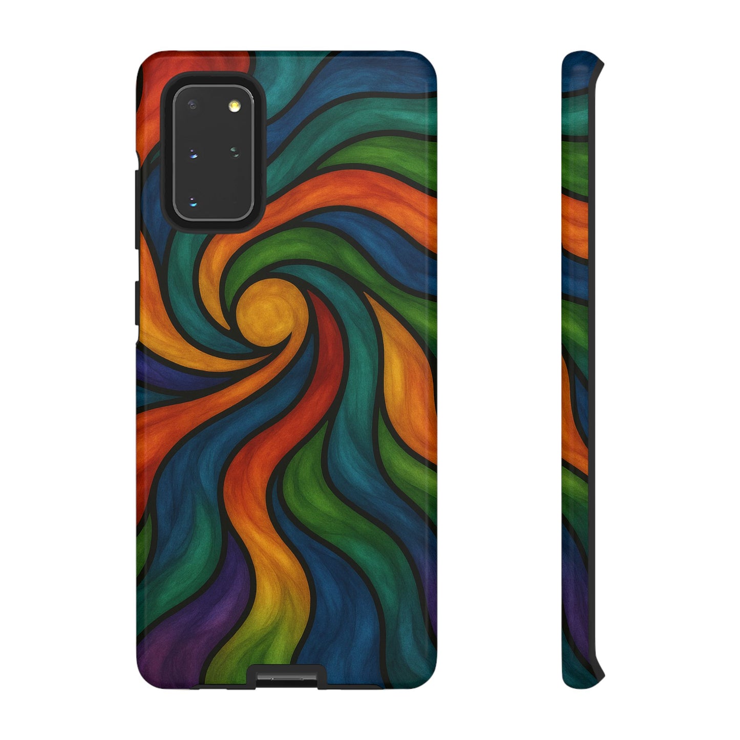 Colorful Swirl Phone Case | Tough Cases, Vibrant Design, Gift for Art Lovers, Funky Case, Unique Phone Accessories