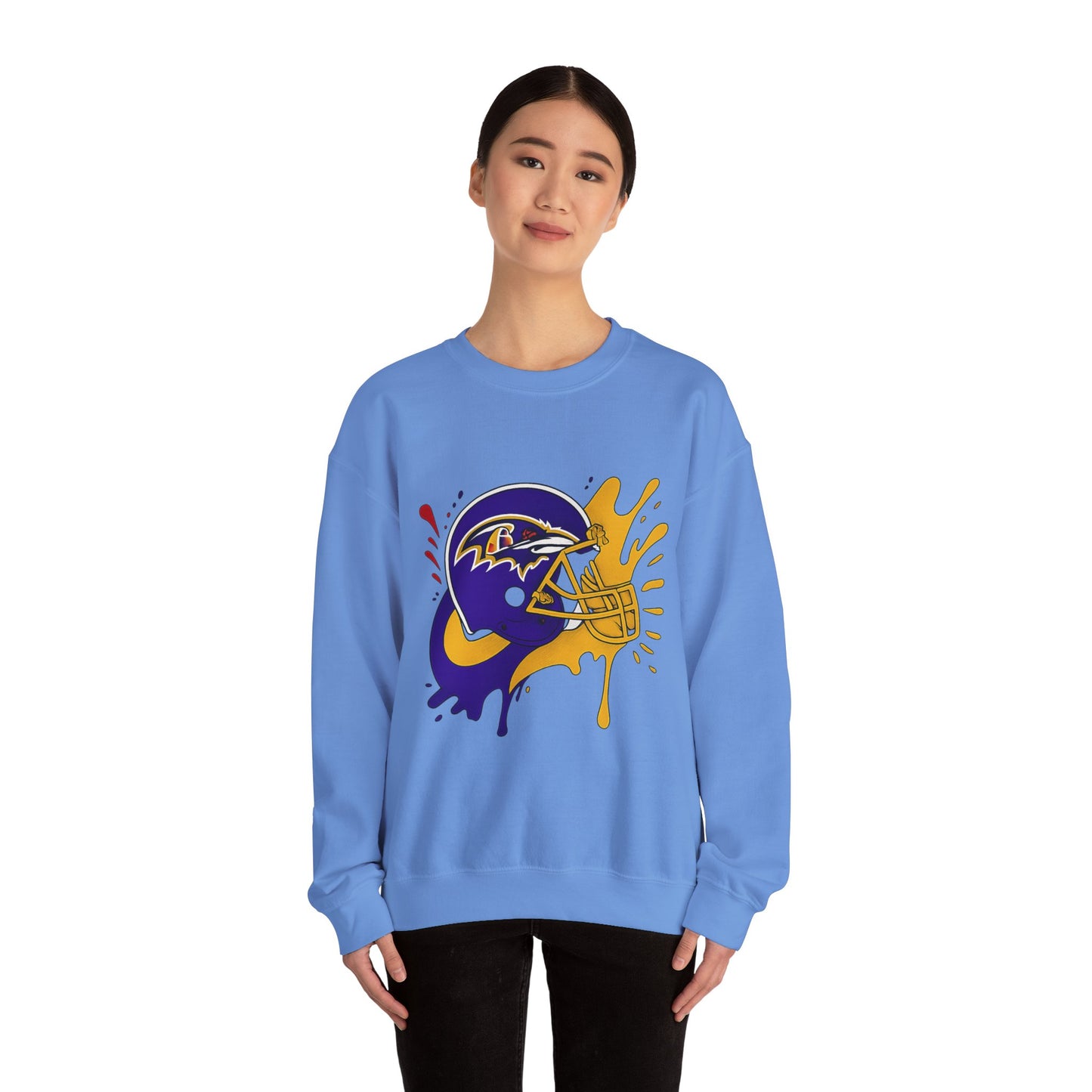 Baltimore Ravens Crewneck Sweatshirt, Unisex Sport Sweatshirt, Football Fan Apparel, Comfy Game Day Outfit, NFL Gift for Him/Her