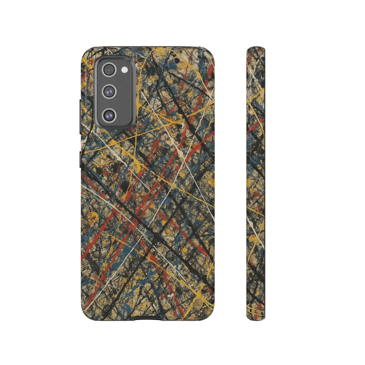 Tough Cases Phone Case - Bold Abstract Design, Stylish Mobile Cover, Unique Gift for Him/Her, Durable Accessory, Trendy Protection