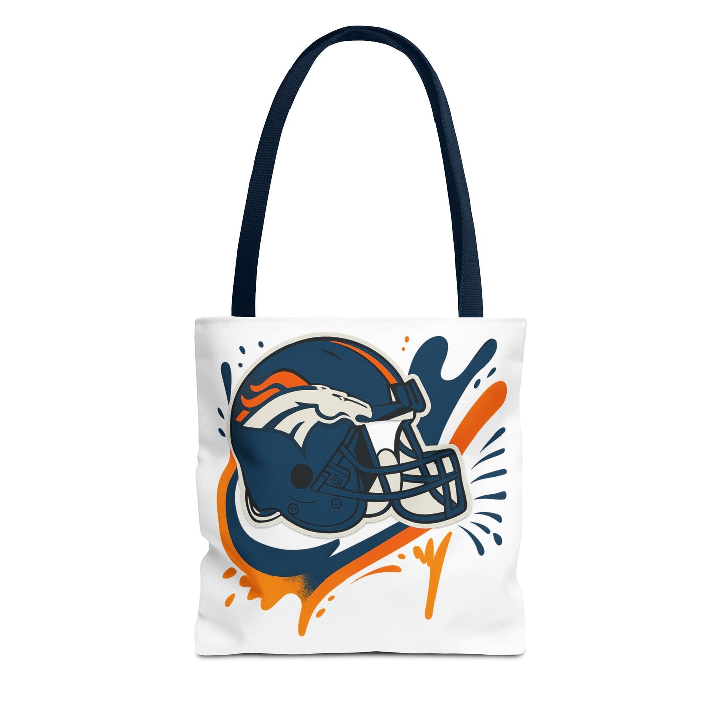 Denver Broncos Sports Tote Bag, Game Day Tote, Football Fan Gift, NFL Accessories, Team Spirit Bag, AOP Design