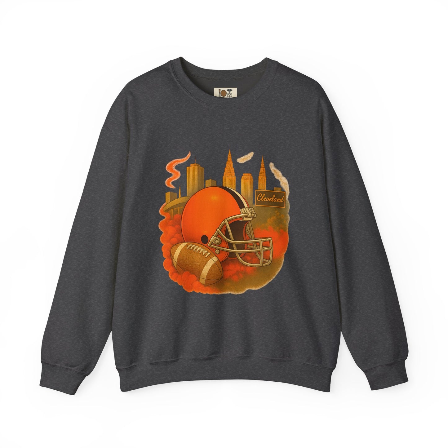 Cleveland Football Crewneck Sweatshirt