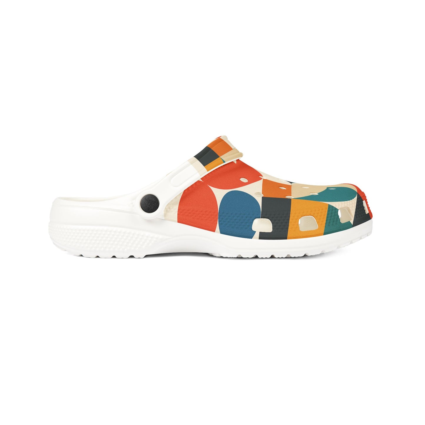 Colorful AOP EVA Foam Clogs, Funky Footwear, Casual Comfort Shoes, Trendy Summer Slippers, Fun Gift for Beach Days