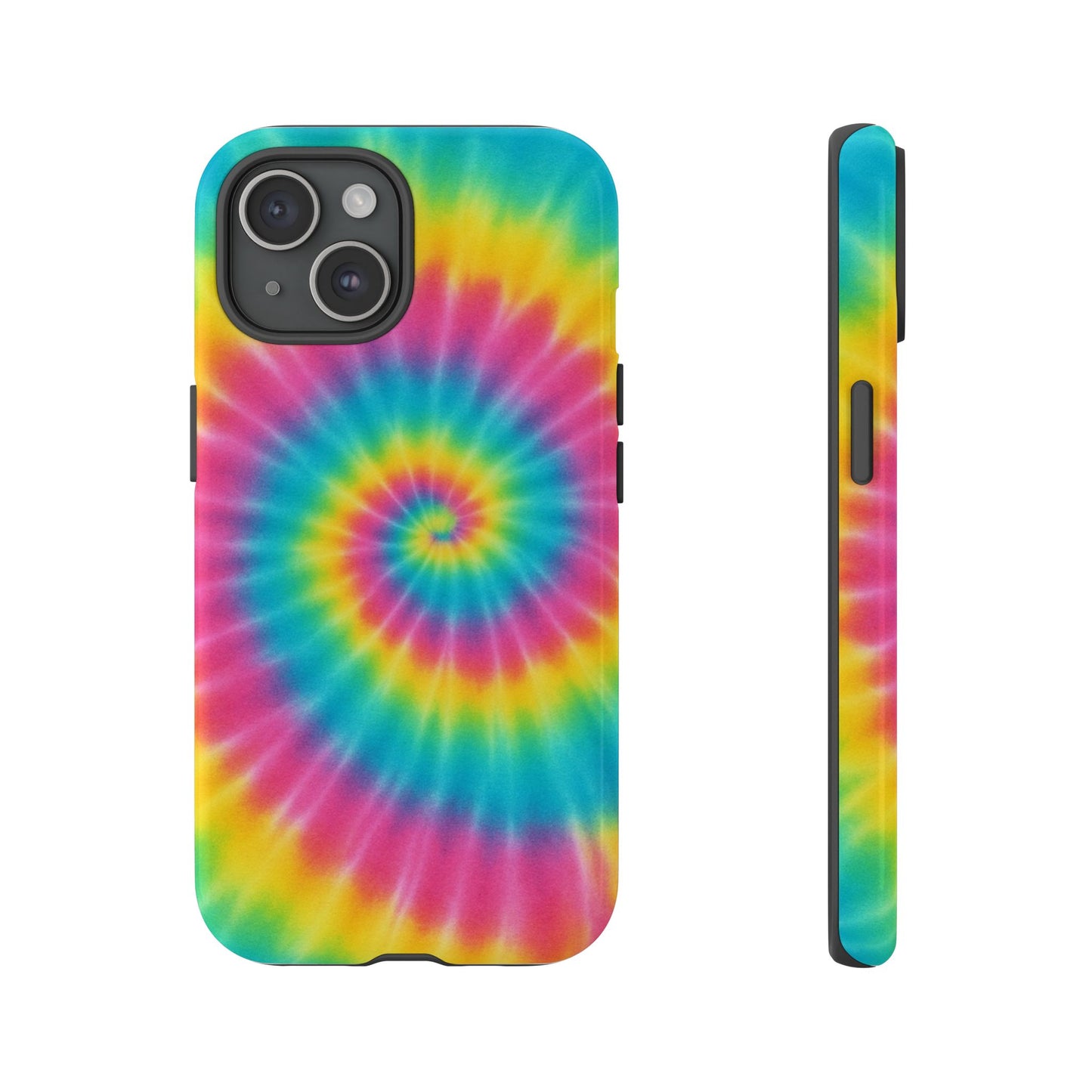 Colorful Tie-Dye Phone Case, Vibrant Phone Cover, Boho Style Accessory, Gift for Teens, Trendy Phone Accessories
