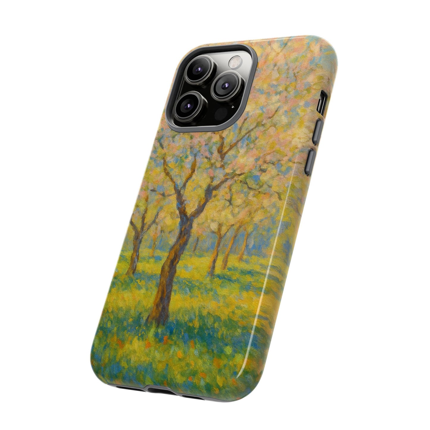 Artistic Phone Case, Tough Phone Case, Flower Tree Case, Spring Decor, Unique Phone Cover, Nature Lover Gift