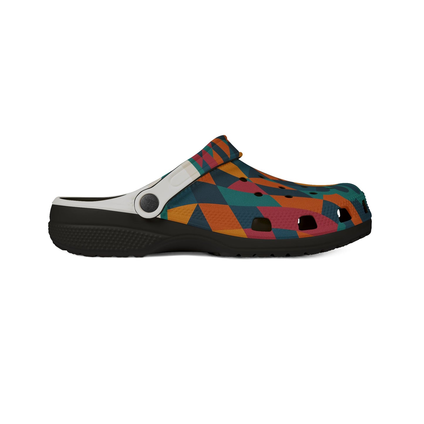 Vibrant Patterned Clogs - Fun EVA Foam Shoes for Comfort and Style, Summer Footwear, Festival Shoes, Colorful Garden Clogs, Unique Slide Ons