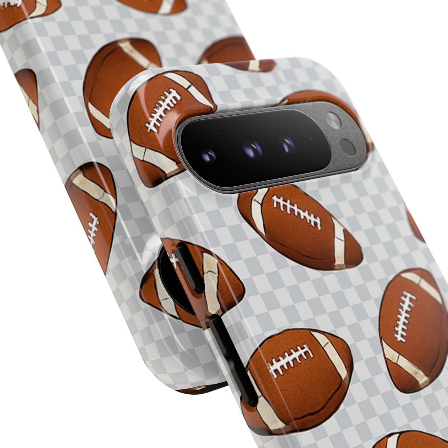 Football Phone Case, Tough Cases for Sports Fans, Unique Gift for Football Lovers, Protective Decor, Athletic Accessories