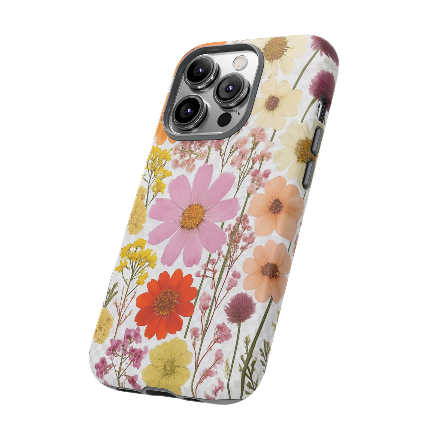 Floral Phone Case - Tough Cases, Stylish Protective Cover, Flower Design, Trendy Gift, Nature Lover Accessory, DRIED FLOWERS