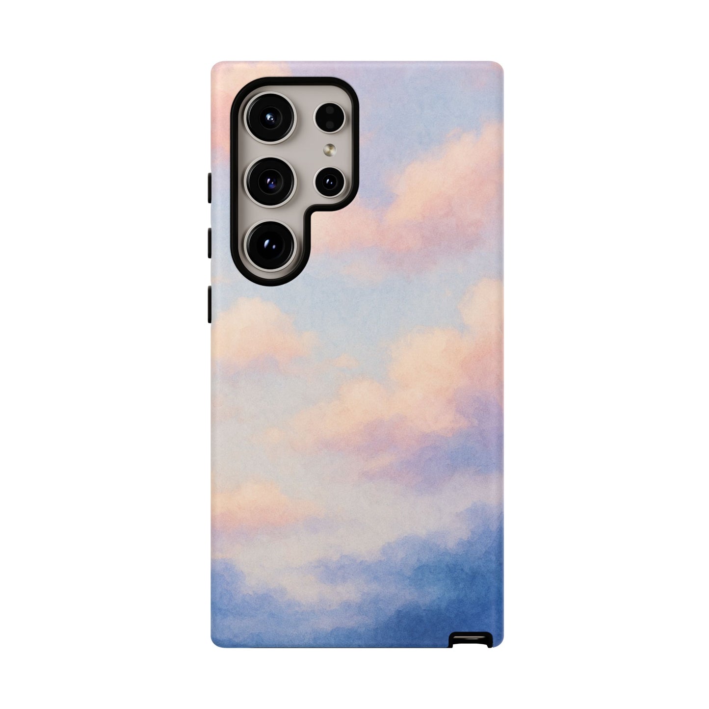 Sky Blue Cloud Phone Case, Tough Phone Cover, Aesthetic Cell Phone Accessory, Gift for Teen, Trendy Tech Protection