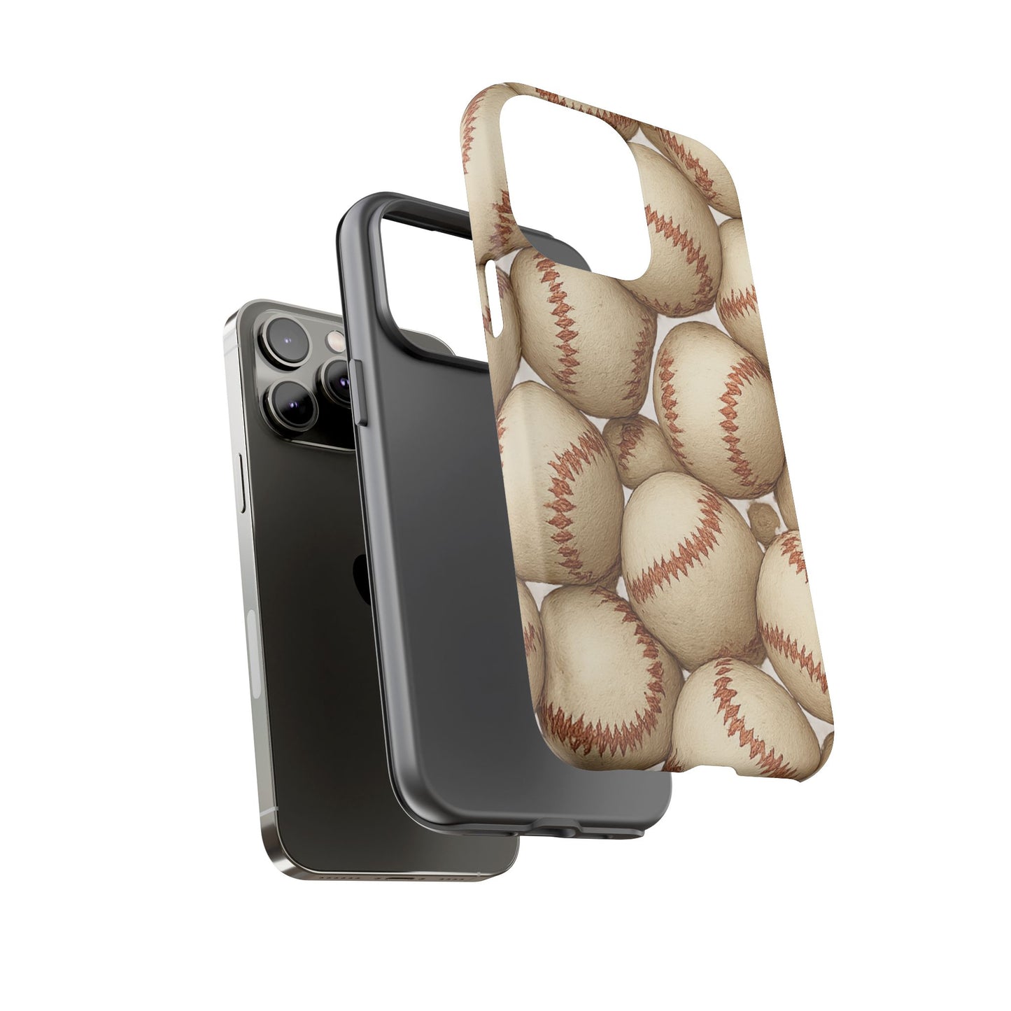 Baseball Phone Case, Tough Cases for Sports Fans, Custom iPhone Cover, Unique Gift for Baseball Lovers, Durable Protection