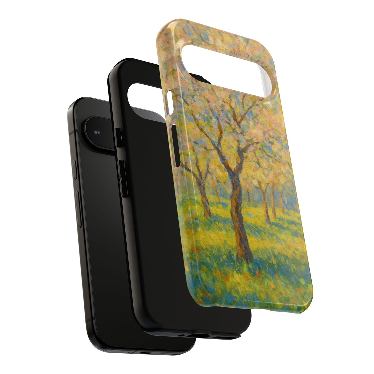 Artistic Phone Case, Tough Phone Case, Flower Tree Case, Spring Decor, Unique Phone Cover, Nature Lover Gift