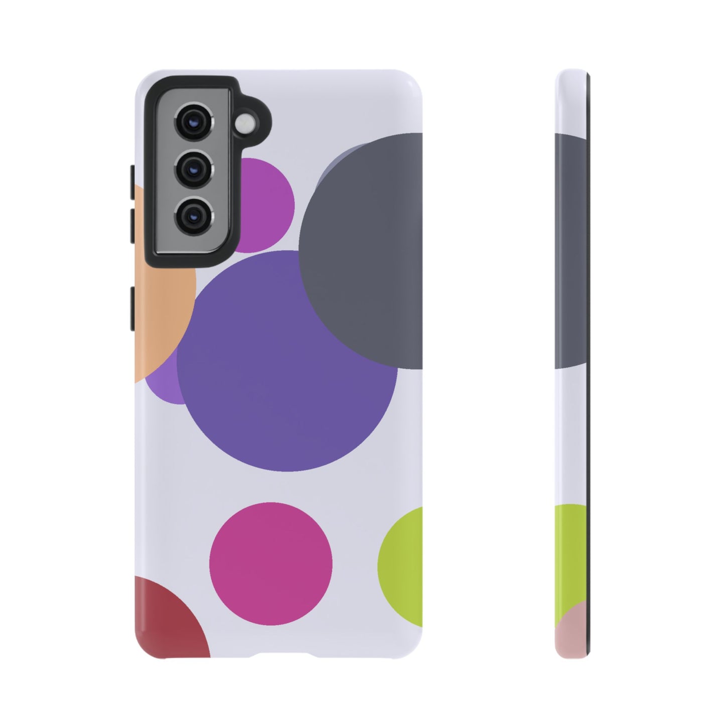 Colorful Geometric Phone Case, Bold Protective Cover for iPhone, Unique Gift for Trendy Teens, Fun Customizable Cases, Modern Design