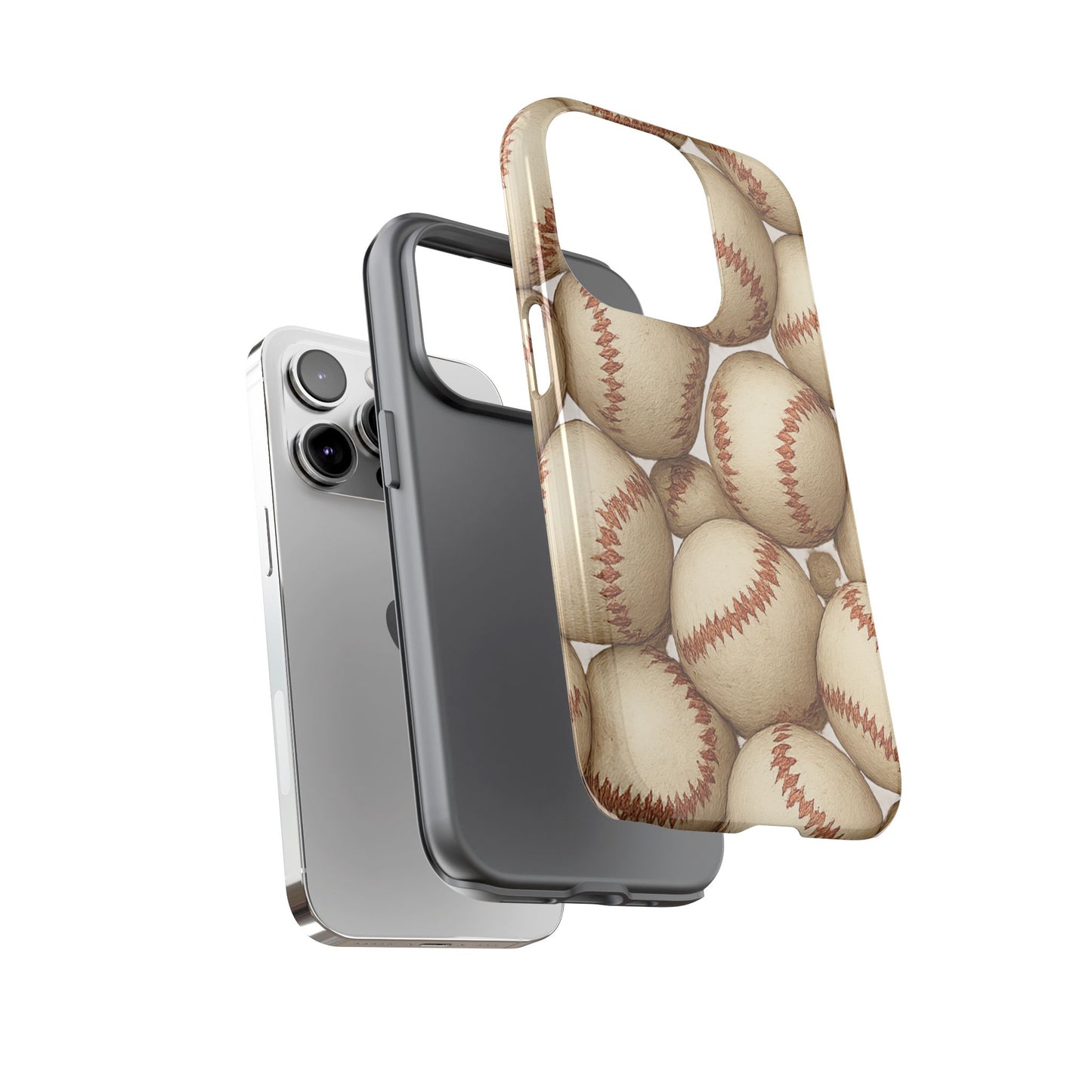 Baseball Phone Case, Tough Cases for Sports Fans, Custom iPhone Cover, Unique Gift for Baseball Lovers, Durable Protection