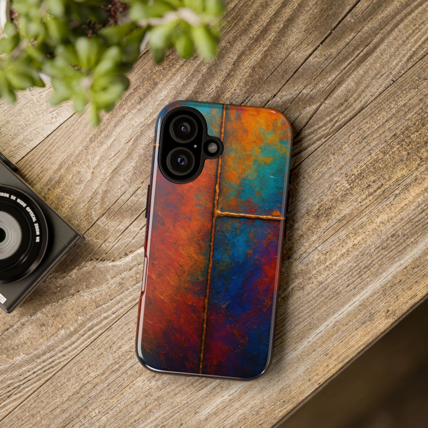 Colorful Artistic Phone Case, Tough Cases, Vibrant Phone Cover, Protective Case, Unique Gift for Art Lovers, Birthday Gift