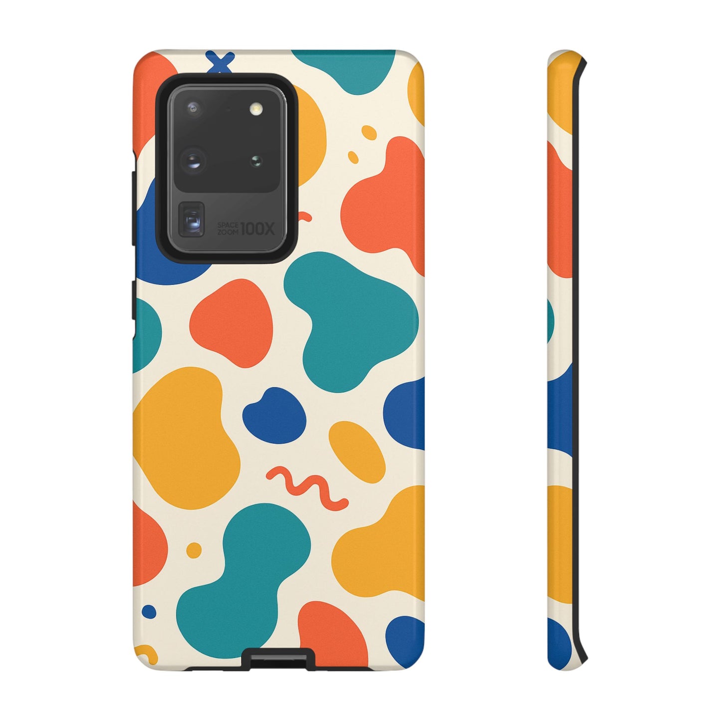 Colorful Phone Case with Abstract Design, Stylish Phone Cover, Trendy Tech Accessory for Her, Unique Gift Idea, Fun Patterned Case