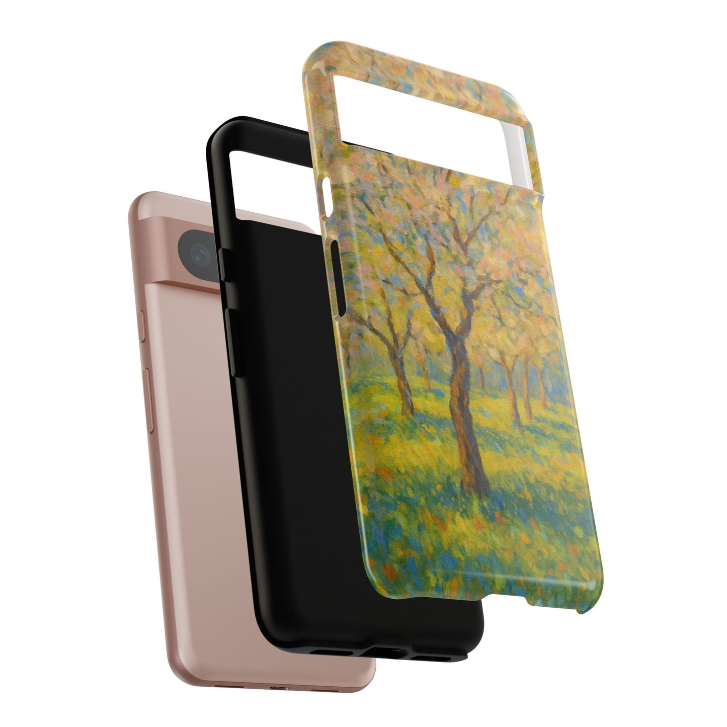 Artistic Phone Case, Tough Phone Case, Flower Tree Case, Spring Decor, Unique Phone Cover, Nature Lover Gift