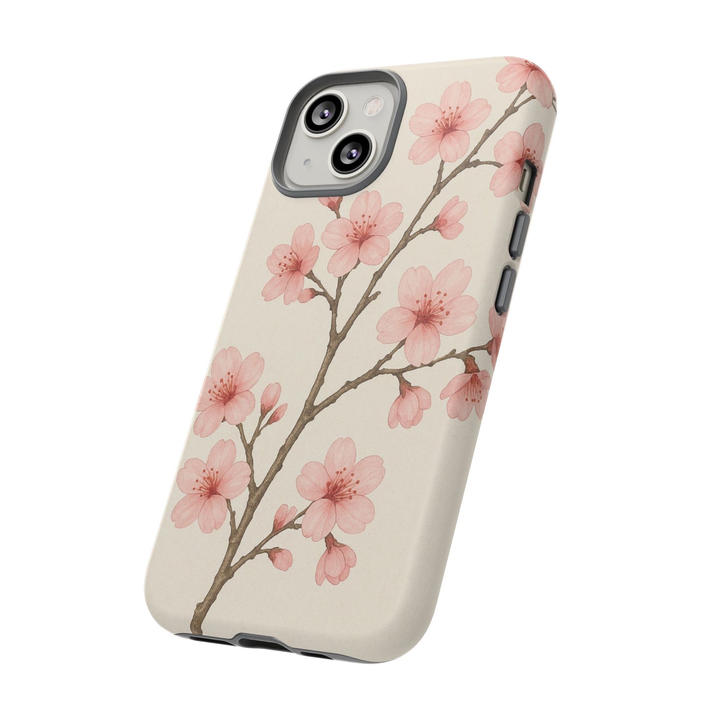 Cherry Blossom Phone Case, Floral Phone Cover, Tough Case for Gifts, Spring Decor, Cute Tech Accessories, Nature Lover's Gift