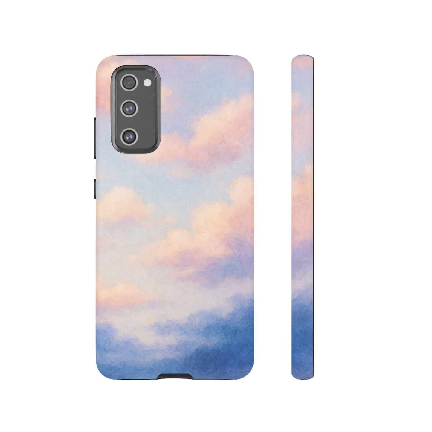 Sky Blue Cloud Phone Case, Tough Phone Cover, Aesthetic Cell Phone Accessory, Gift for Teen, Trendy Tech Protection