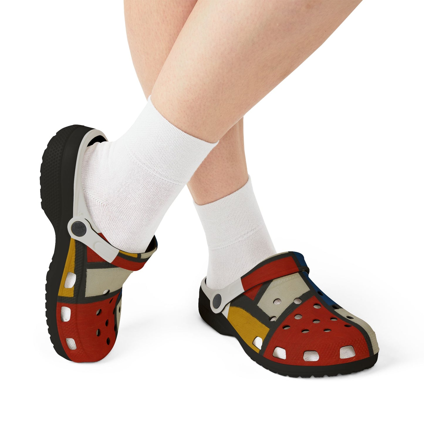 Colorful EVA Foam Clogs, Fun Slip-Ons, Art-Inspired Footwear, Comfortable Garden Shoes, Playful Everyday Wear, Unique Gift Idea