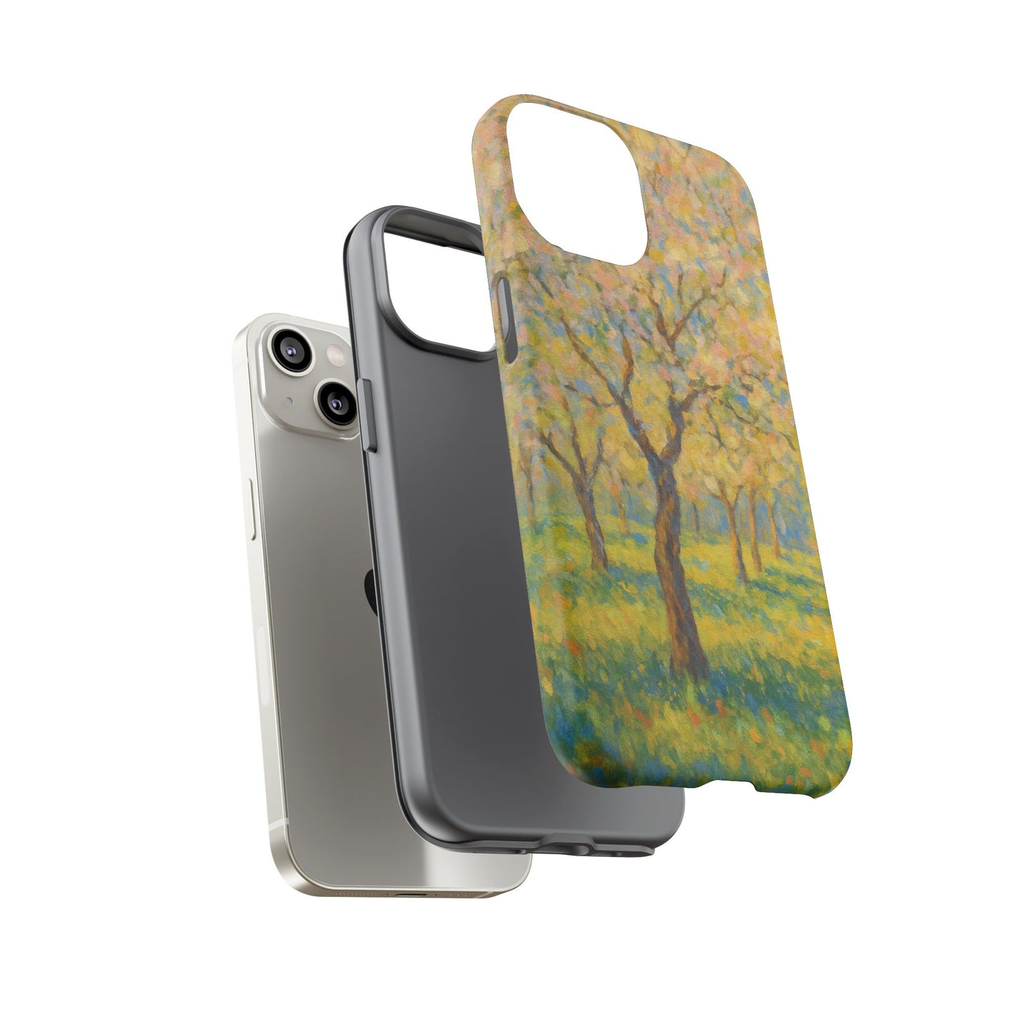 Artistic Phone Case, Tough Phone Case, Flower Tree Case, Spring Decor, Unique Phone Cover, Nature Lover Gift