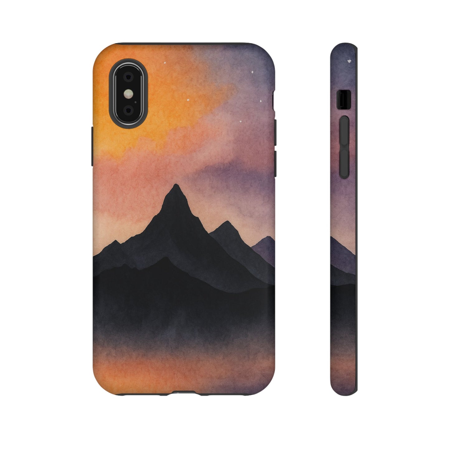 Mountain Sunset Phone Case, Nature Lover's Gift, Adventure Phone Cover, Unique Cellphone Accessories, Outdoor Enthusiast Decor