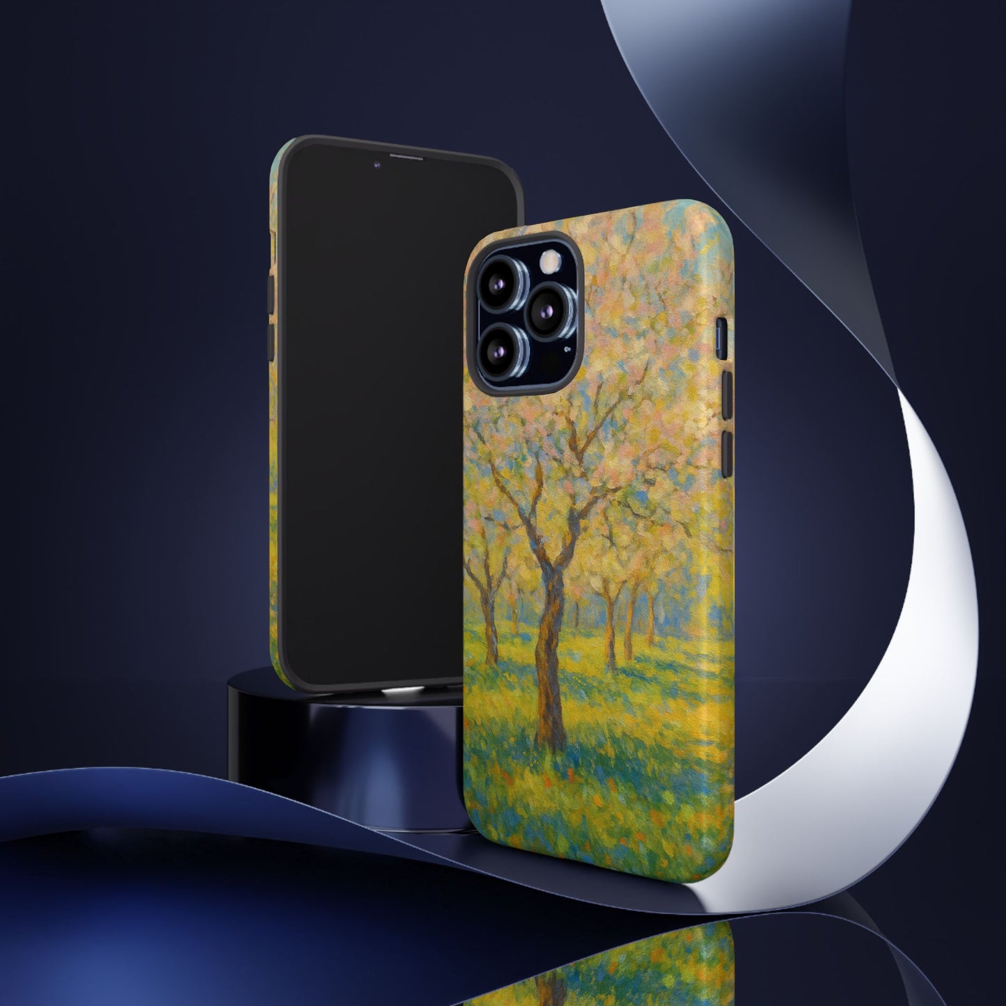 Artistic Phone Case, Tough Phone Case, Flower Tree Case, Spring Decor, Unique Phone Cover, Nature Lover Gift