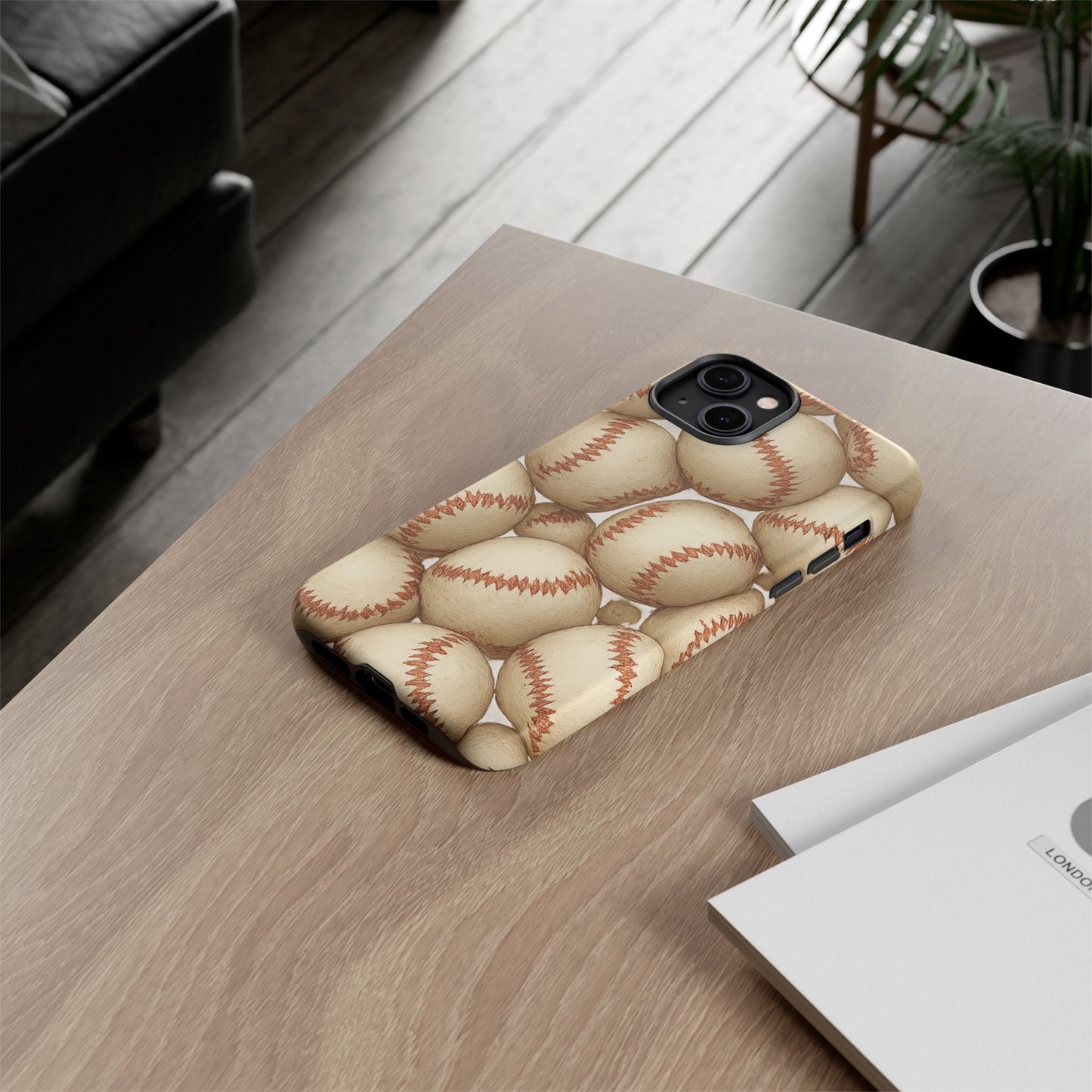 Baseball Phone Case, Tough Cases for Sports Fans, Custom iPhone Cover, Unique Gift for Baseball Lovers, Durable Protection