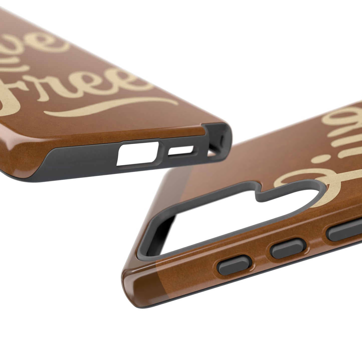 Live Free Phone Case, Tough Cases, Inspirational Phone Accessories, Gift for Adventurers, Customizable Design, Unique Tech Gifts