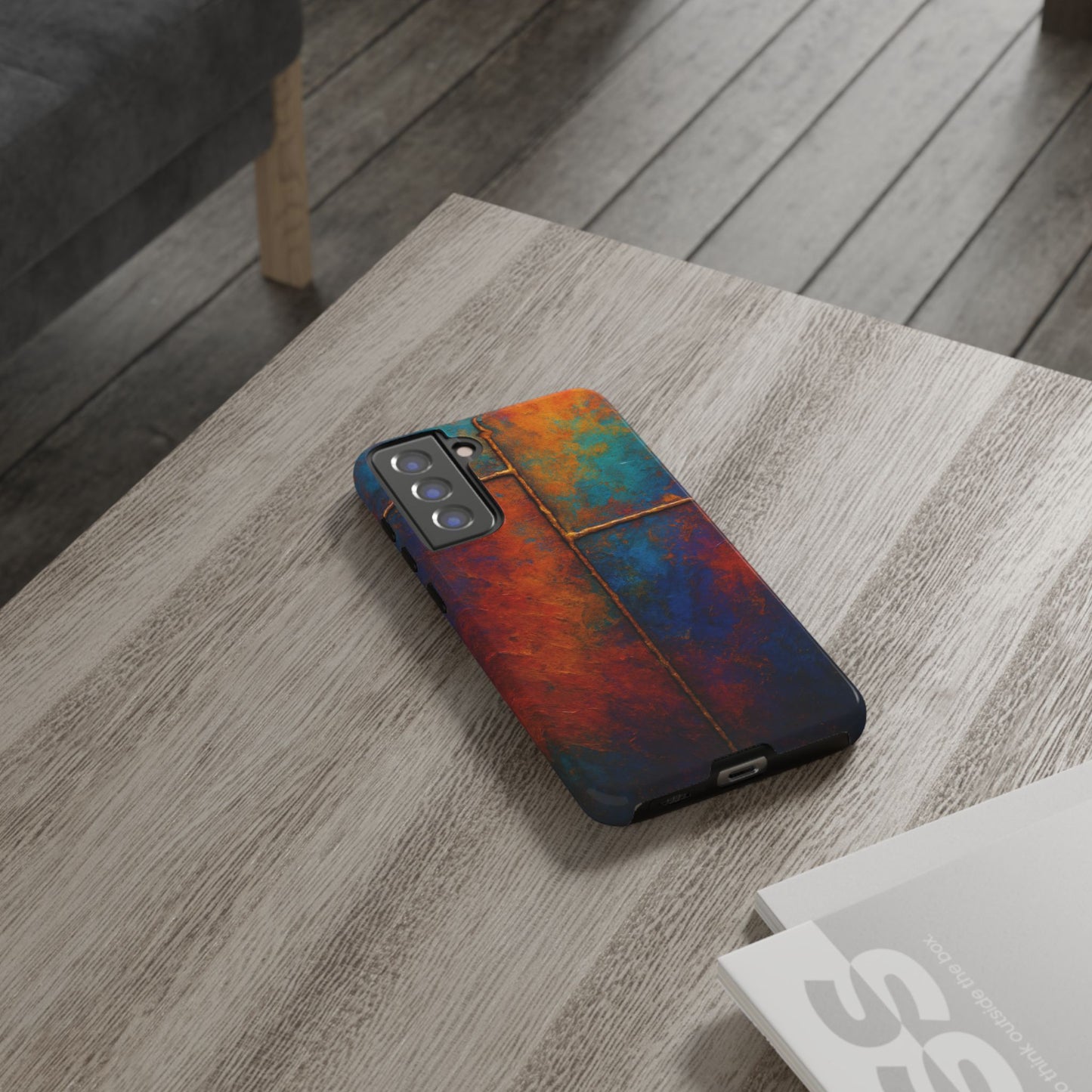 Colorful Artistic Phone Case, Tough Cases, Vibrant Phone Cover, Protective Case, Unique Gift for Art Lovers, Birthday Gift