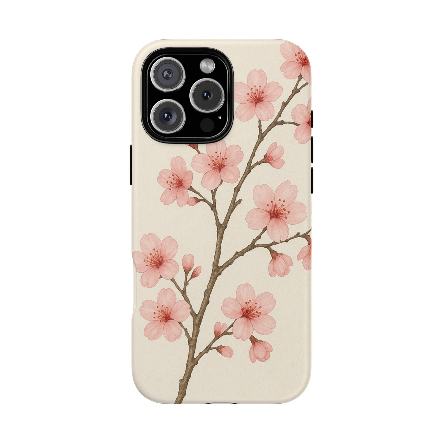 Cherry Blossom Phone Case, Floral Phone Cover, Tough Case for Gifts, Spring Decor, Cute Tech Accessories, Nature Lover's Gift