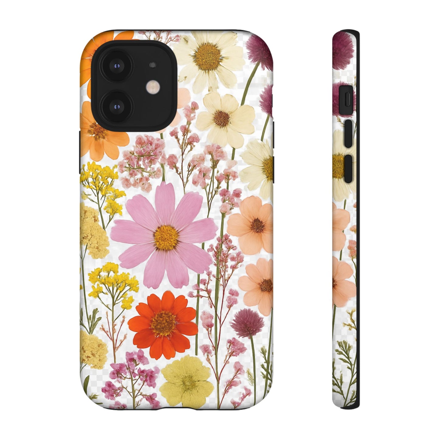 Floral Phone Case - Tough Cases, Stylish Protective Cover, Flower Design, Trendy Gift, Nature Lover Accessory, DRIED FLOWERS