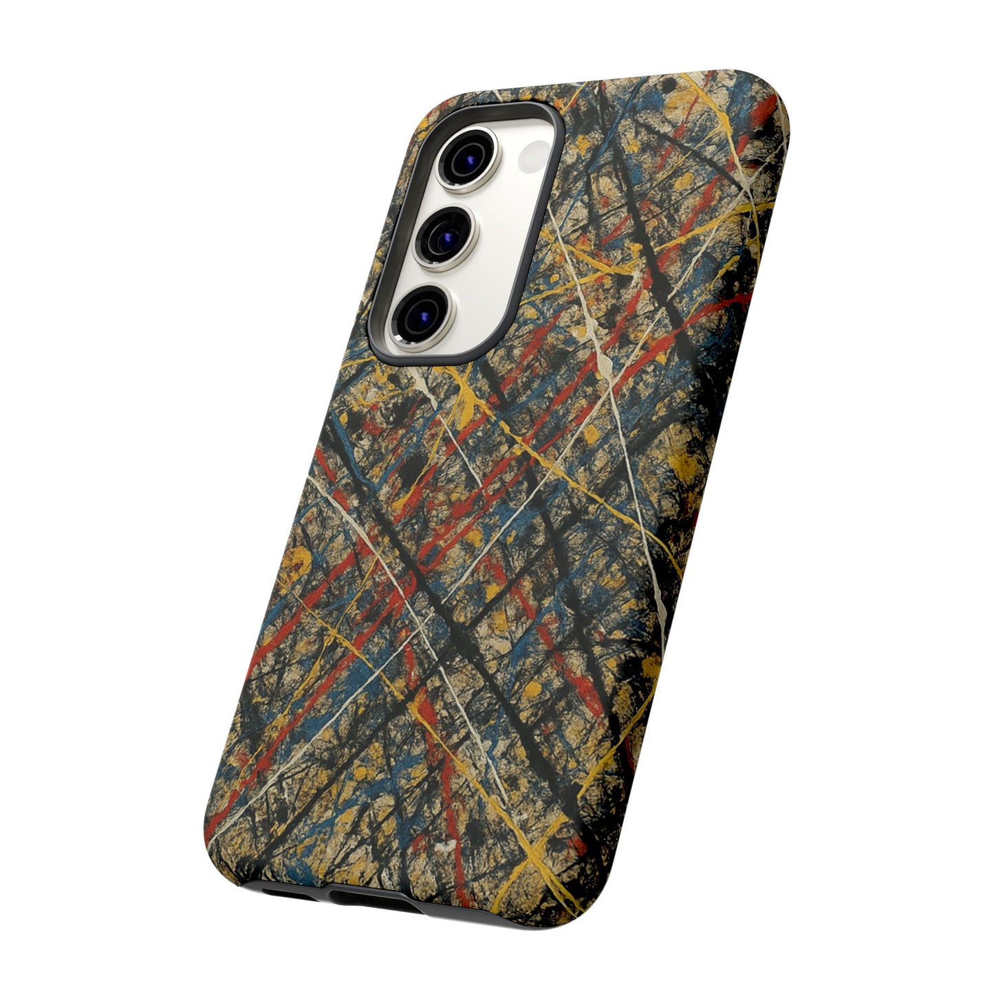 Tough Cases Phone Case - Bold Abstract Design, Stylish Mobile Cover, Unique Gift for Him/Her, Durable Accessory, Trendy Protection
