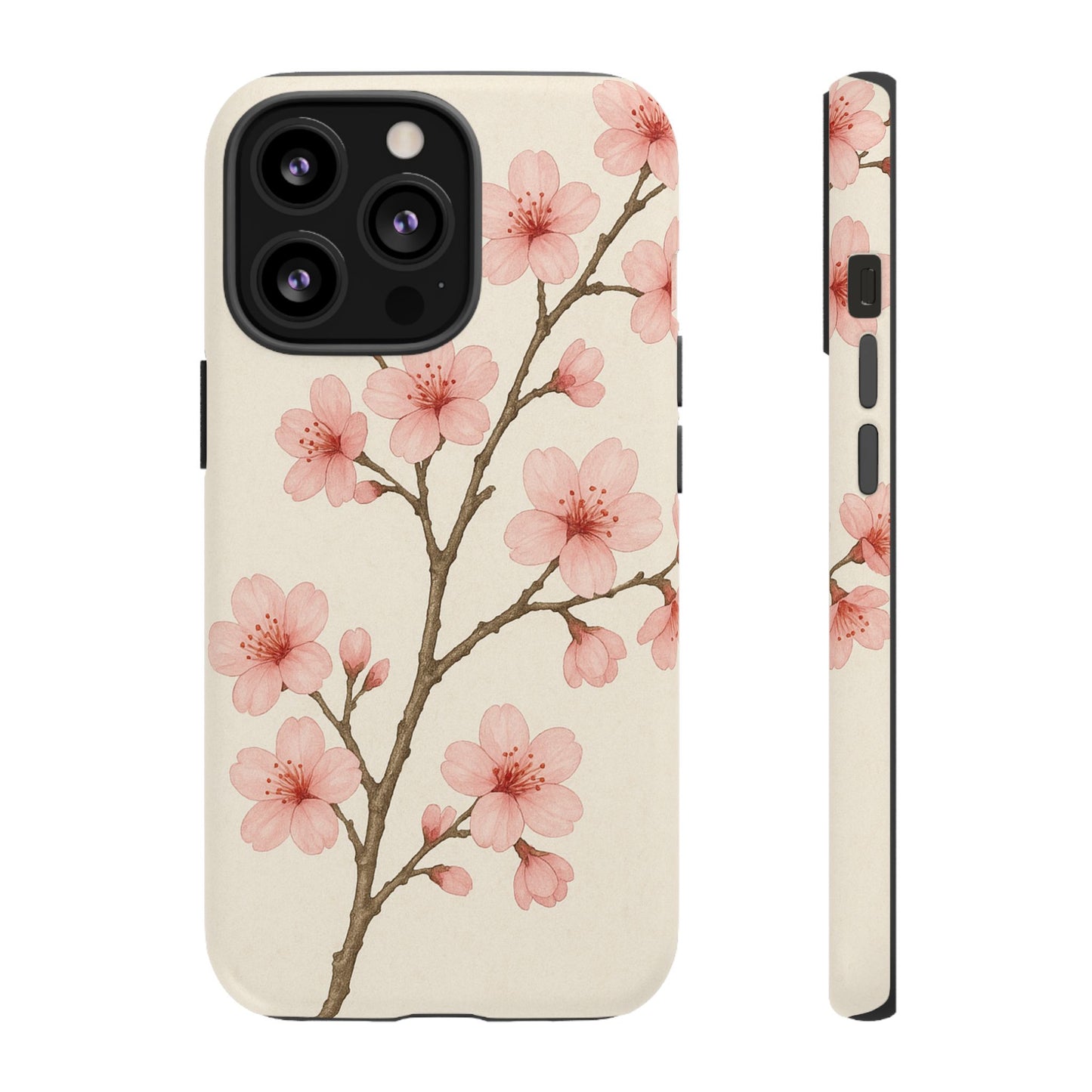 Cherry Blossom Phone Case, Floral Phone Cover, Tough Case for Gifts, Spring Decor, Cute Tech Accessories, Nature Lover's Gift