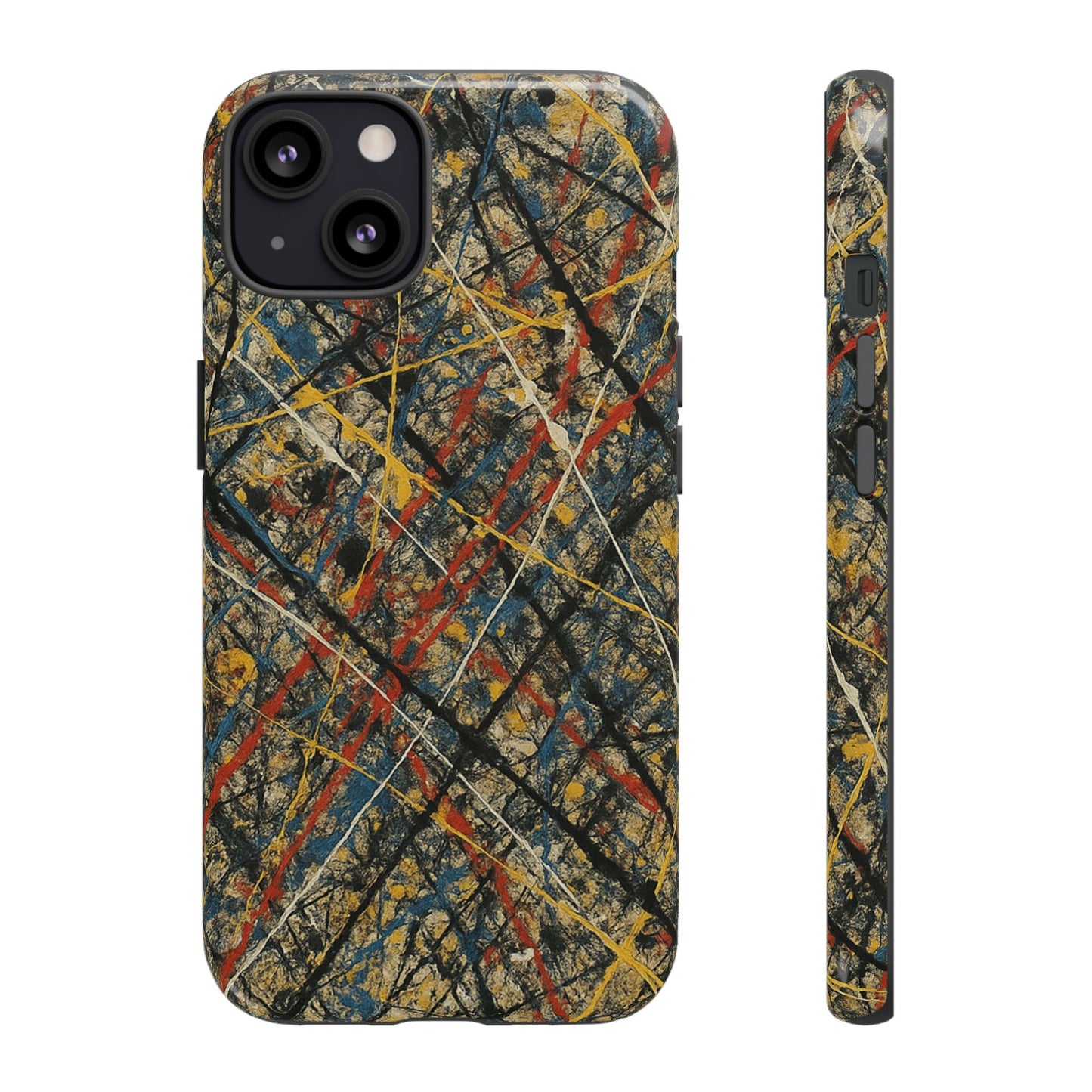 Tough Cases Phone Case - Bold Abstract Design, Stylish Mobile Cover, Unique Gift for Him/Her, Durable Accessory, Trendy Protection