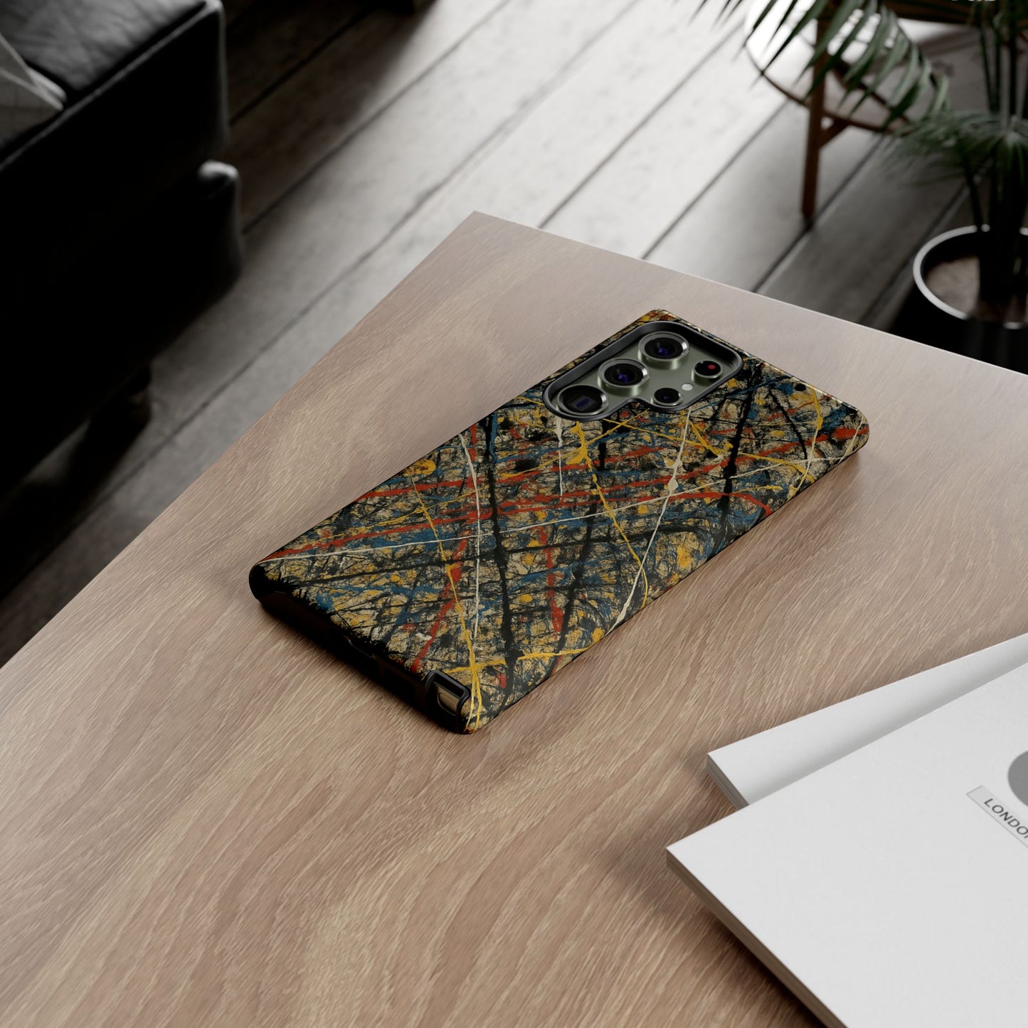 Tough Cases Phone Case - Bold Abstract Design, Stylish Mobile Cover, Unique Gift for Him/Her, Durable Accessory, Trendy Protection