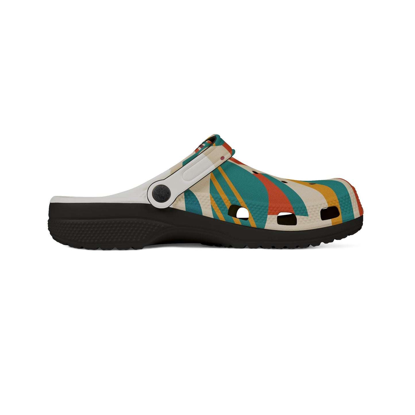 Vibrant EVA Foam Rubber Clogs, Fun Slip-On Shoes, Colorful Patterned Footwear, Casual Summer Shoes, Unique Garden Clogs