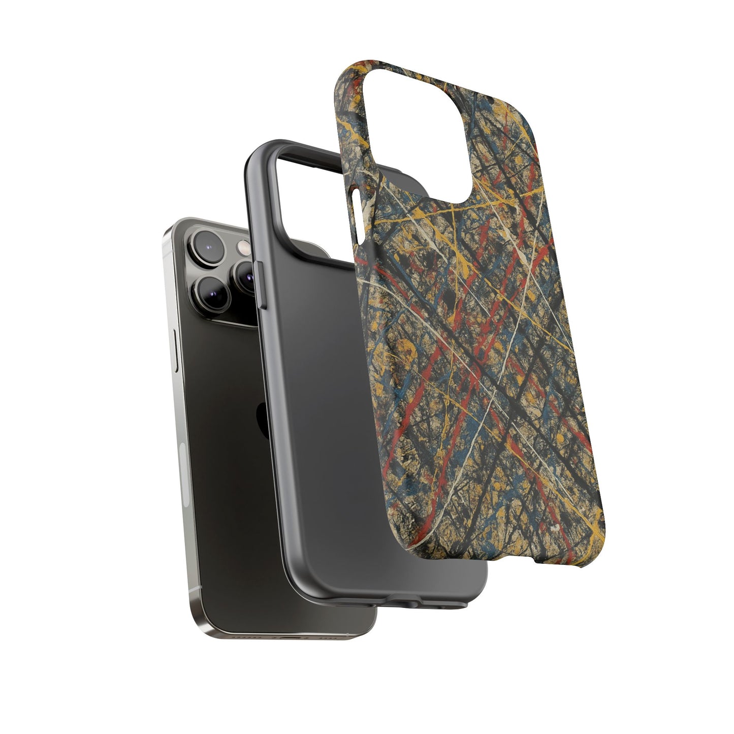 Tough Cases Phone Case - Bold Abstract Design, Stylish Mobile Cover, Unique Gift for Him/Her, Durable Accessory, Trendy Protection