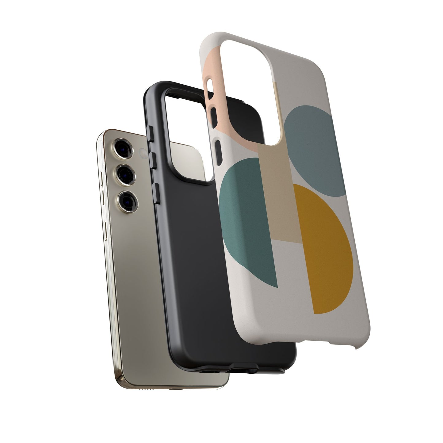 Minimalist Geometric Phone Case, Stylish Protective Cover for Phones, Modern Design, Gift for Him/Her, Trendy Tech Accessory