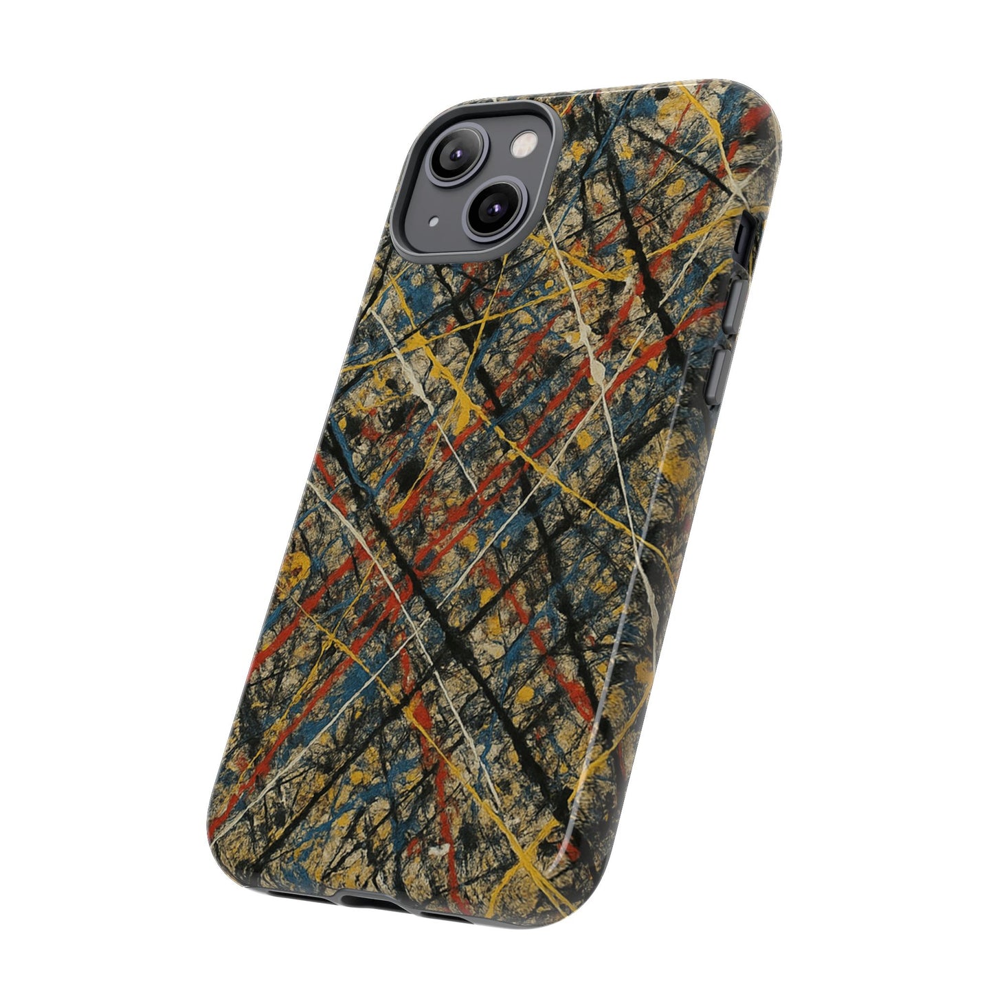 Tough Cases Phone Case - Bold Abstract Design, Stylish Mobile Cover, Unique Gift for Him/Her, Durable Accessory, Trendy Protection