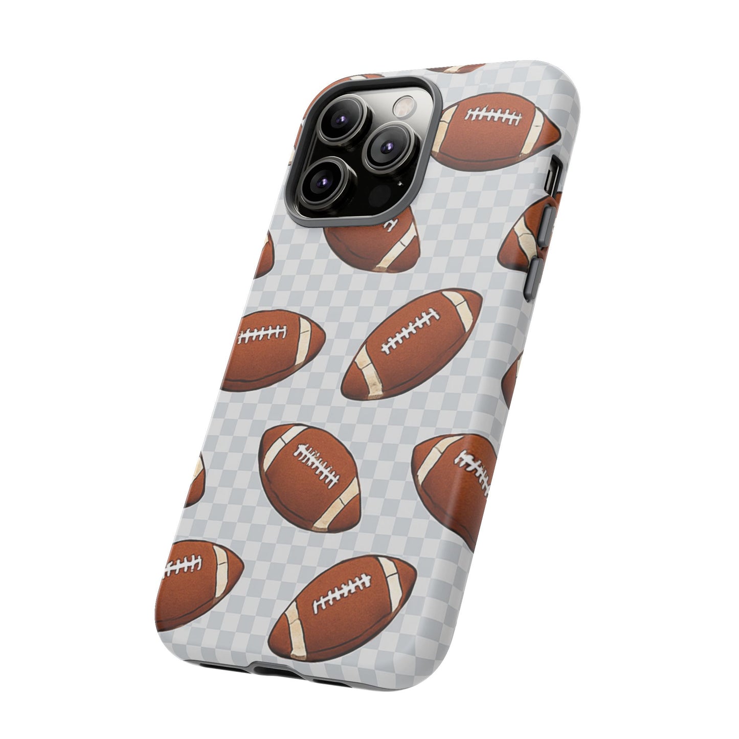 Football Phone Case, Tough Cases for Sports Fans, Unique Gift for Football Lovers, Protective Decor, Athletic Accessories