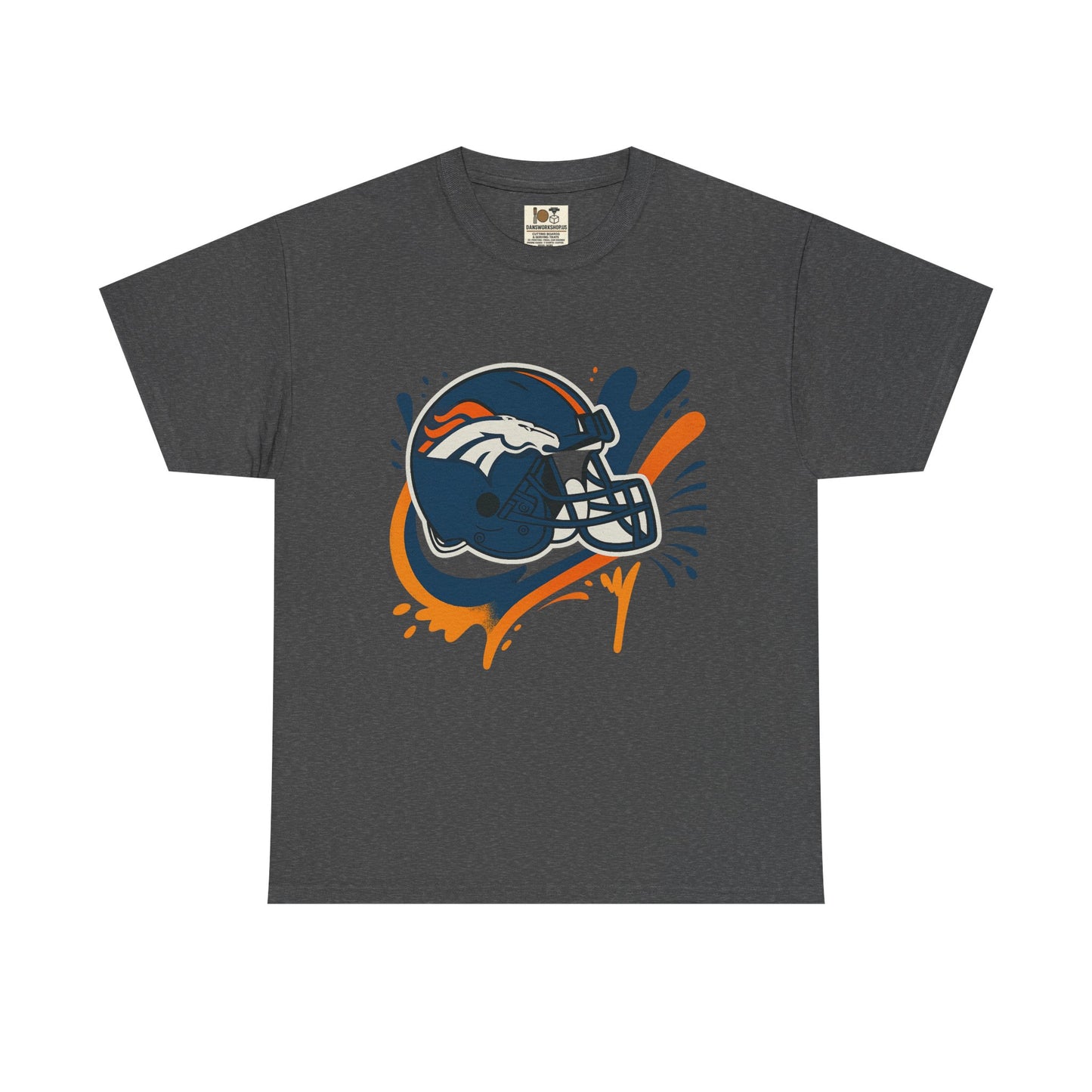 Denver Broncos Heavy Cotton Tee, Sports Team Shirt, Game Day Apparel, Unisex T-Shirt, Football Fan Gift, Denver Merchandise