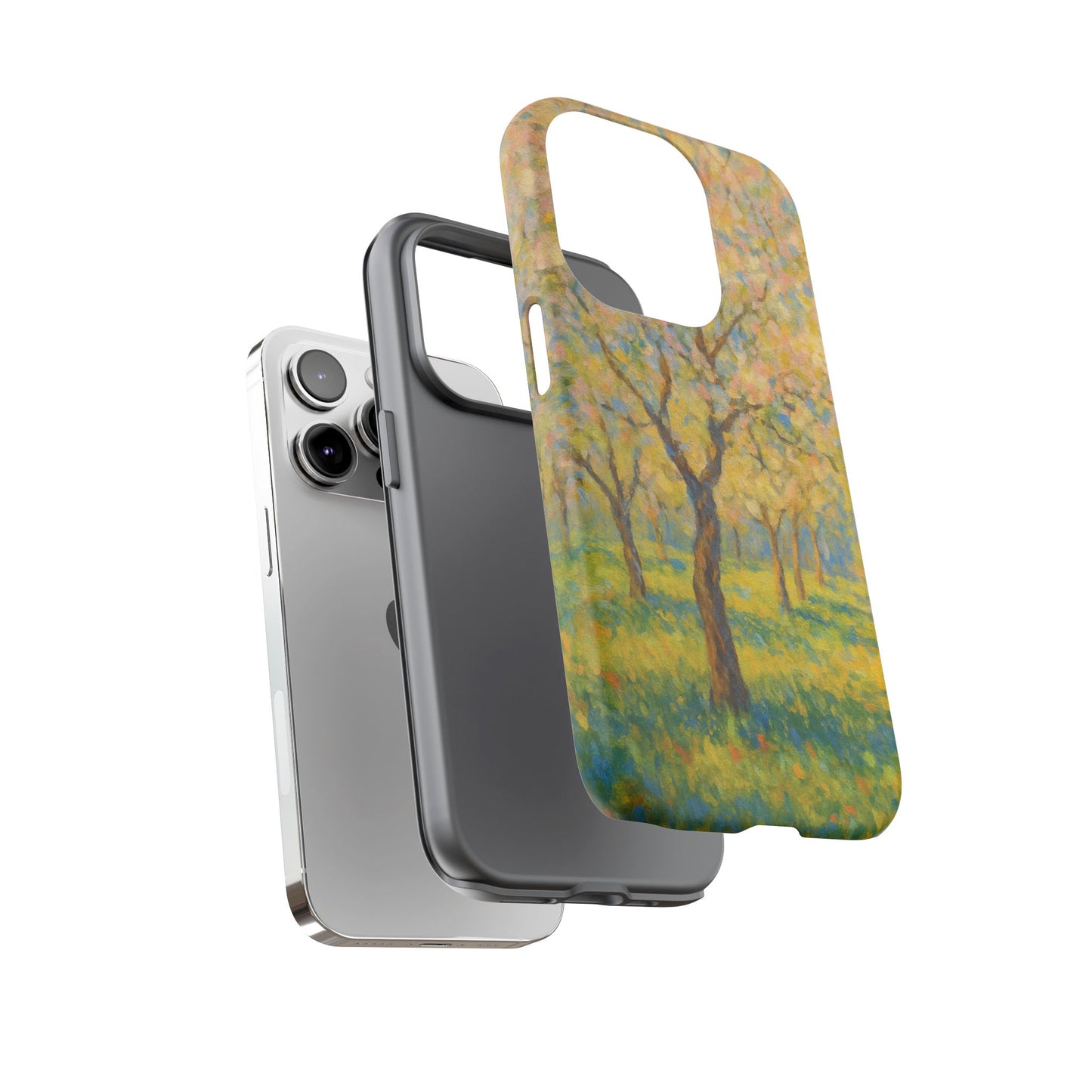 Artistic Phone Case, Tough Phone Case, Flower Tree Case, Spring Decor, Unique Phone Cover, Nature Lover Gift